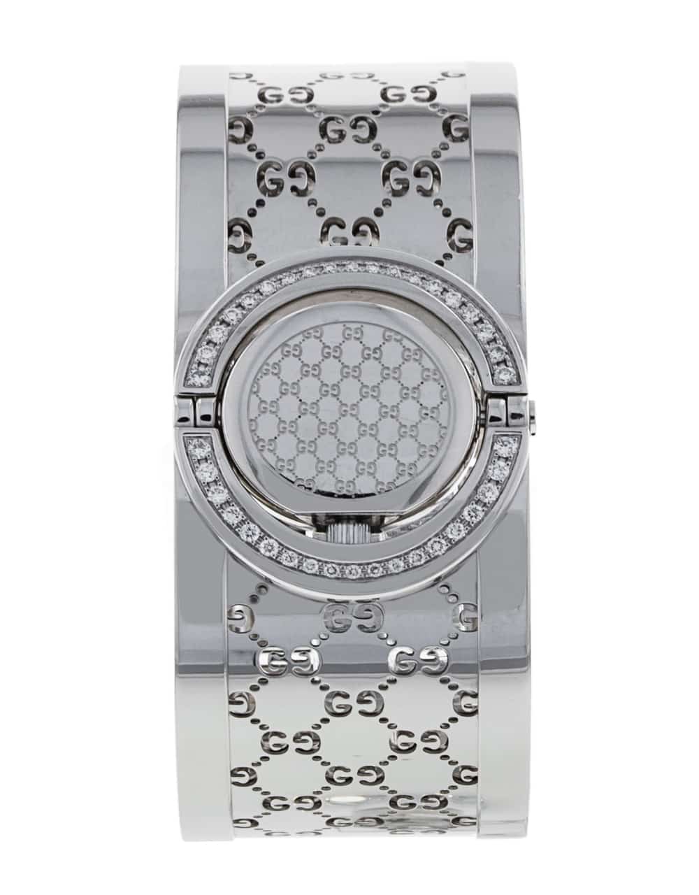 Gucci twirl sales diamond watch